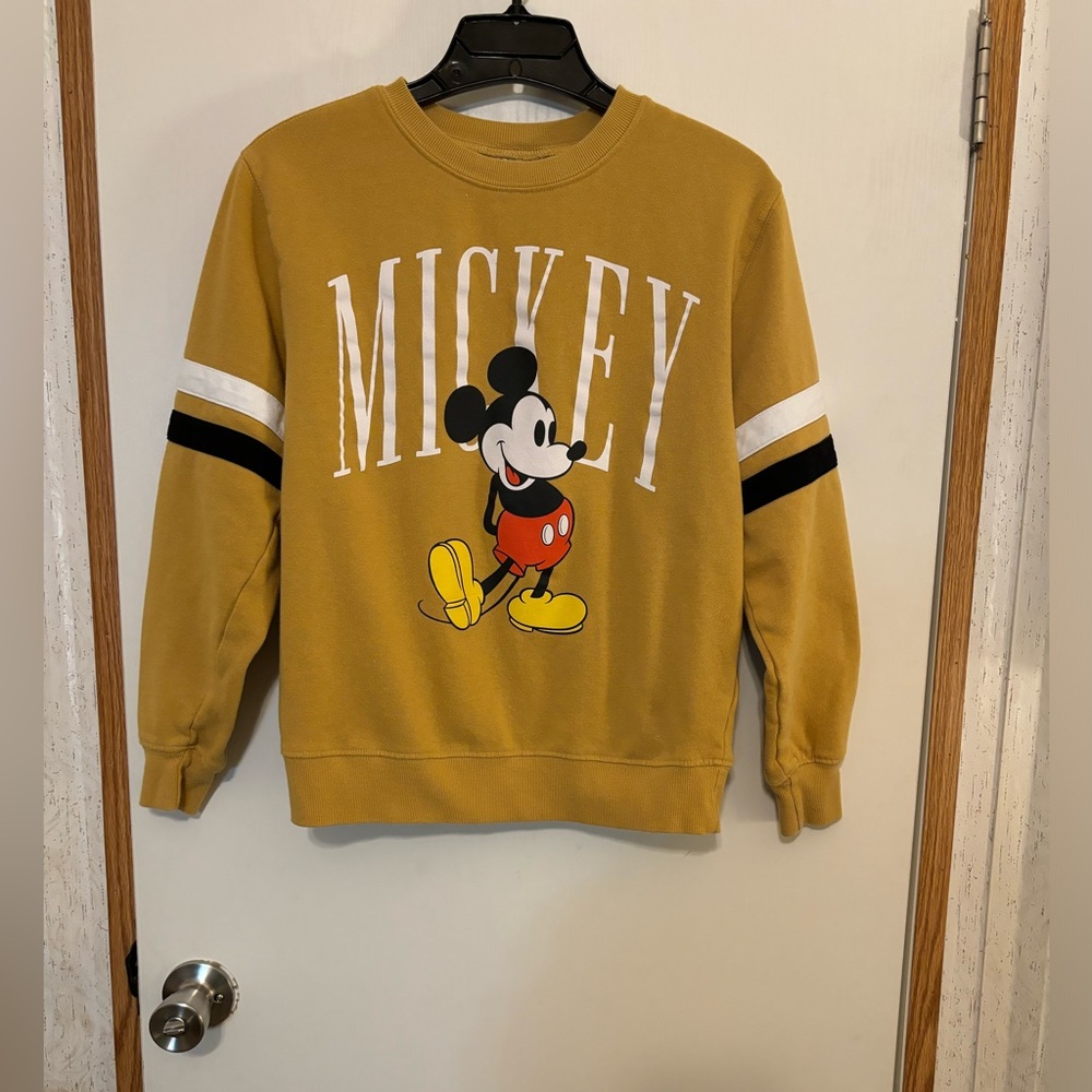 Disney Mickey Mouse Yellow Sweatshirt